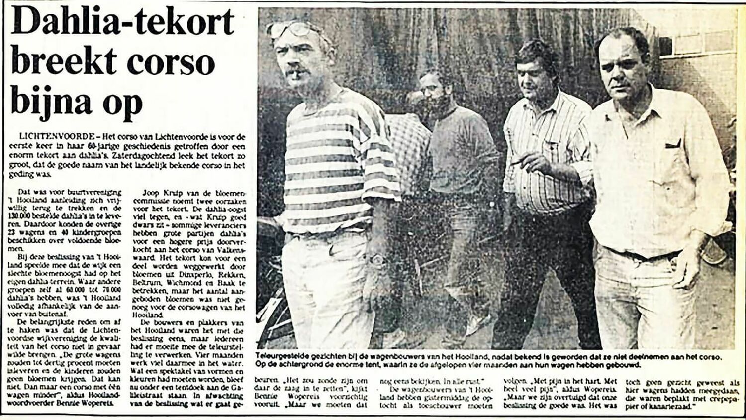 1989 Geen deelname Corsogroep Hooiland