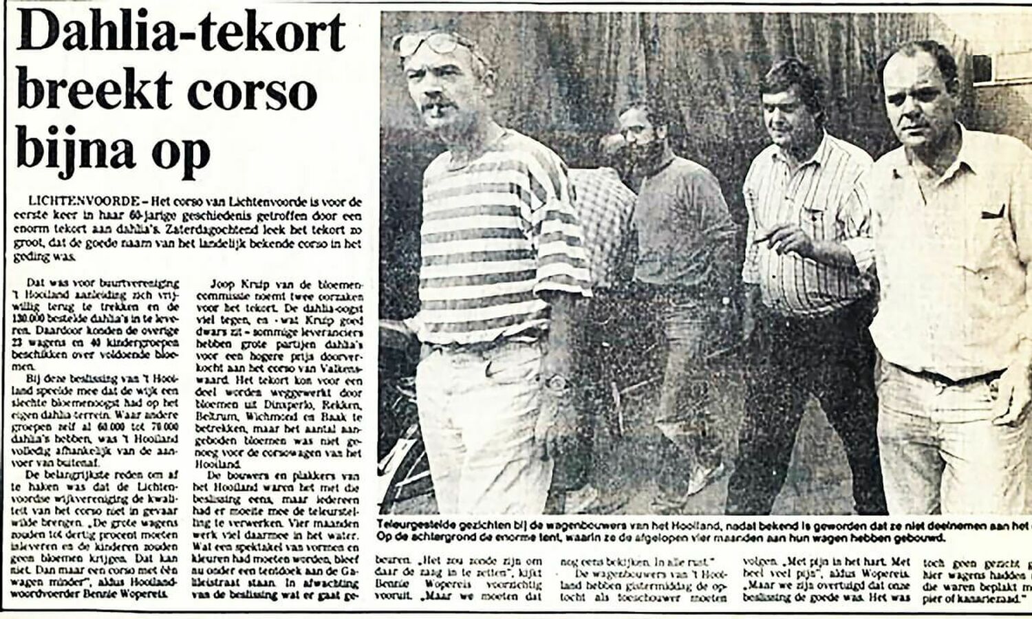 1989 Geen deelname Corsogroep Hooiland
