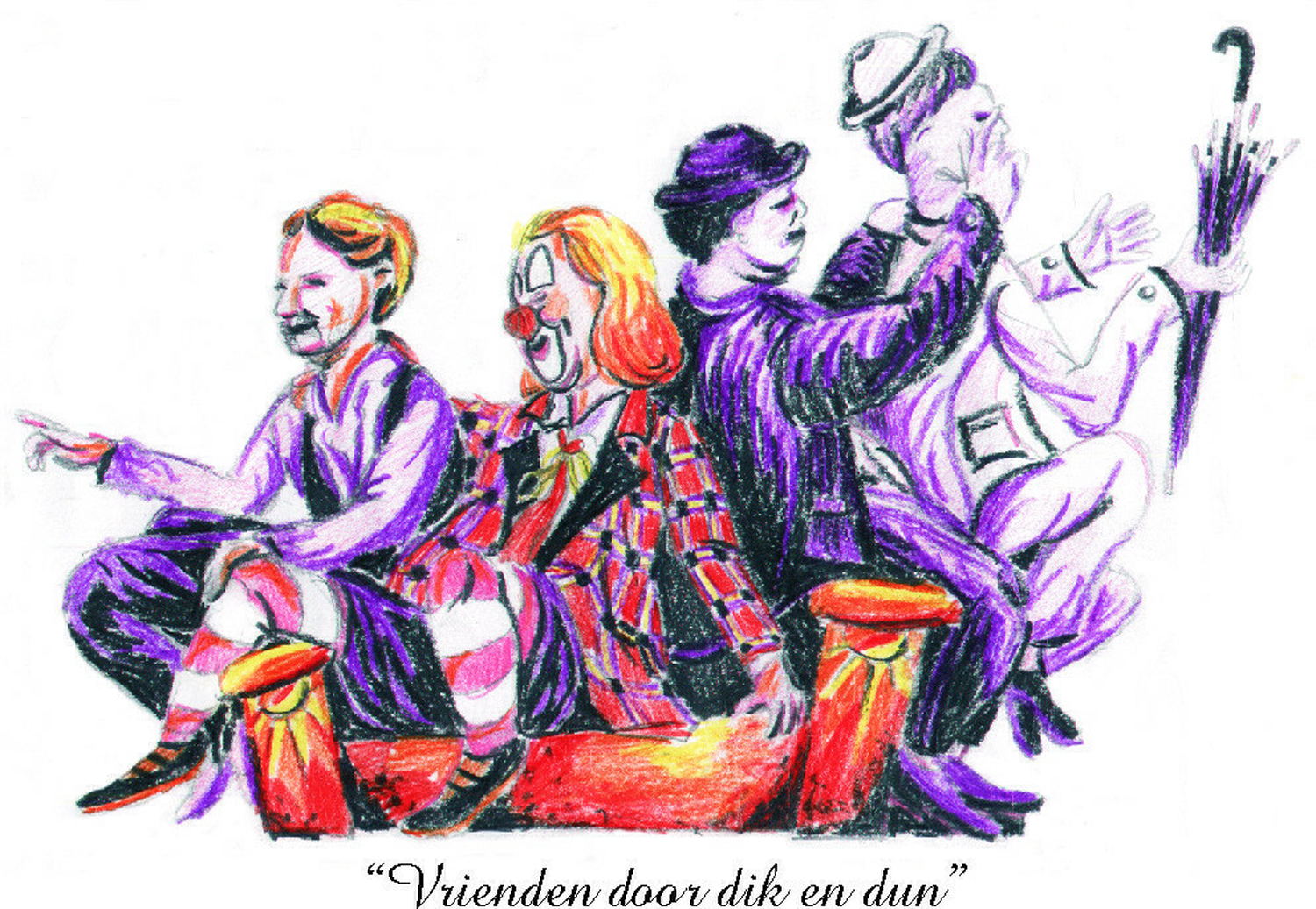 2001 Vrienden door dik en dun 00